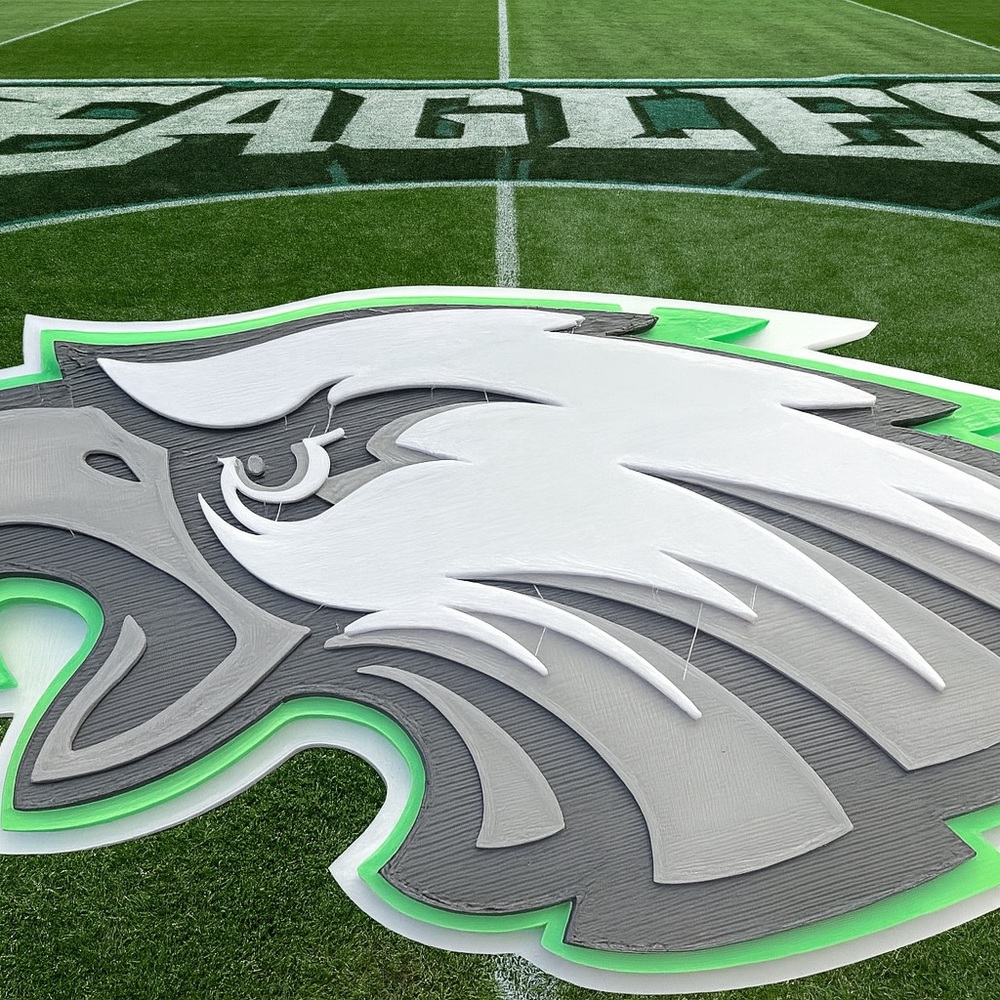 Eagles logo 3d print